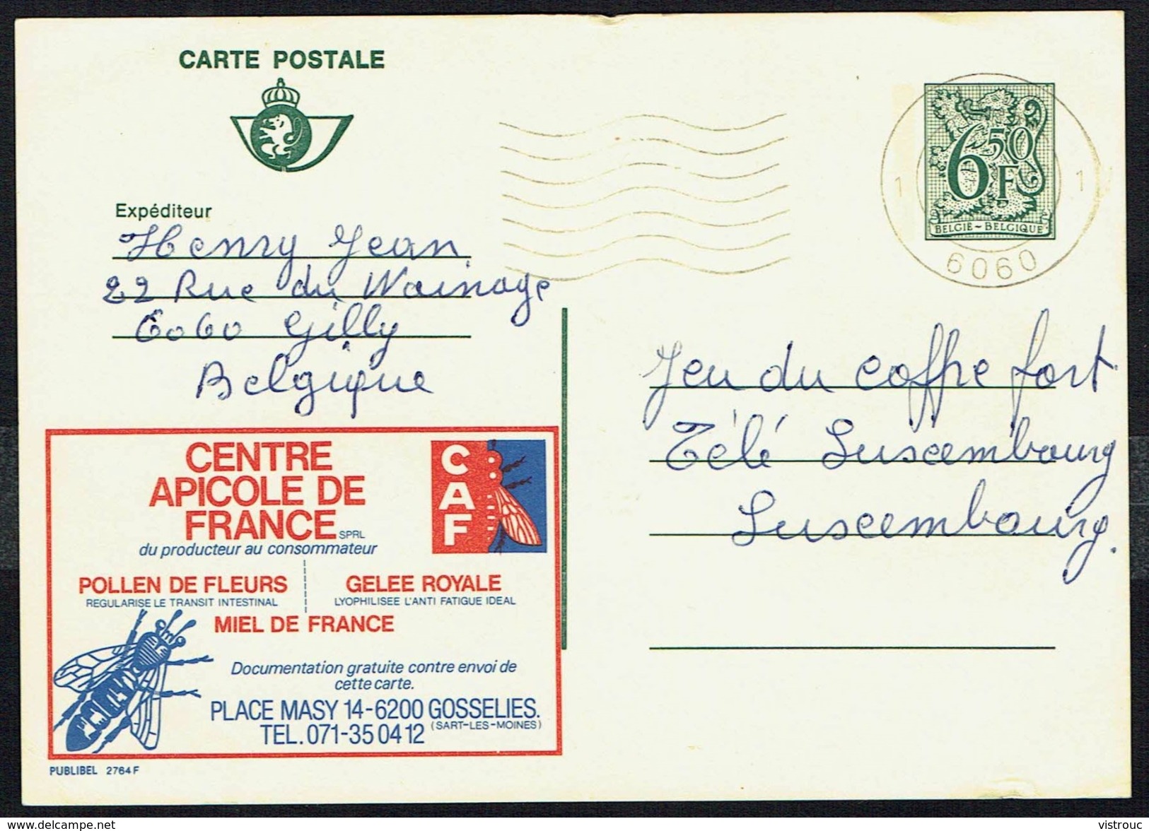 CP Public. N° 2764 - " CENTRE APICOLE DE FRANCE " -  Circulé - Used - Gelaufen. - Publibels