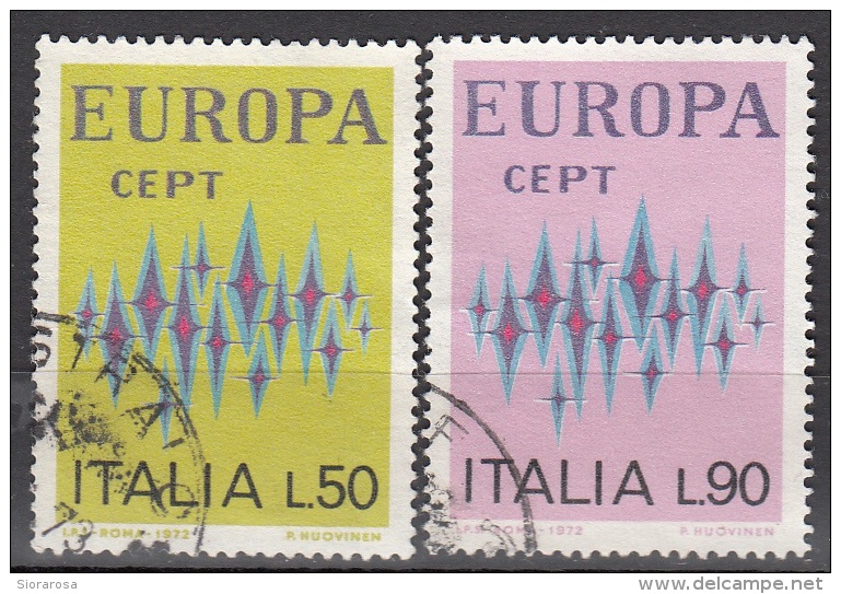 1272 Italia 1972  Europa CEPT XVII Emissione Viaggiato Used - Full Set - 1972