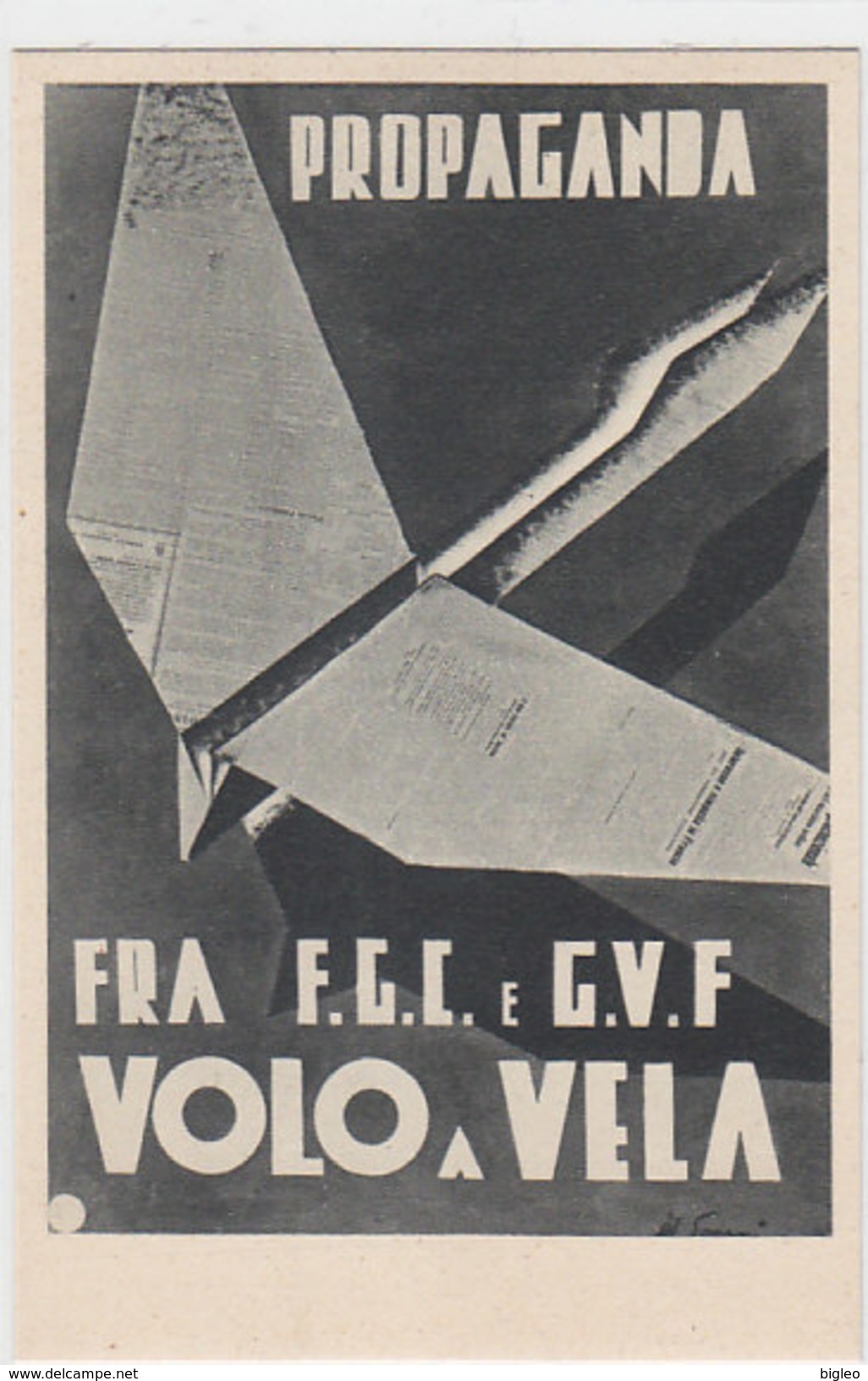 Propaganda - Volo A Vela     (A-22-100627) - Partis Politiques & élections