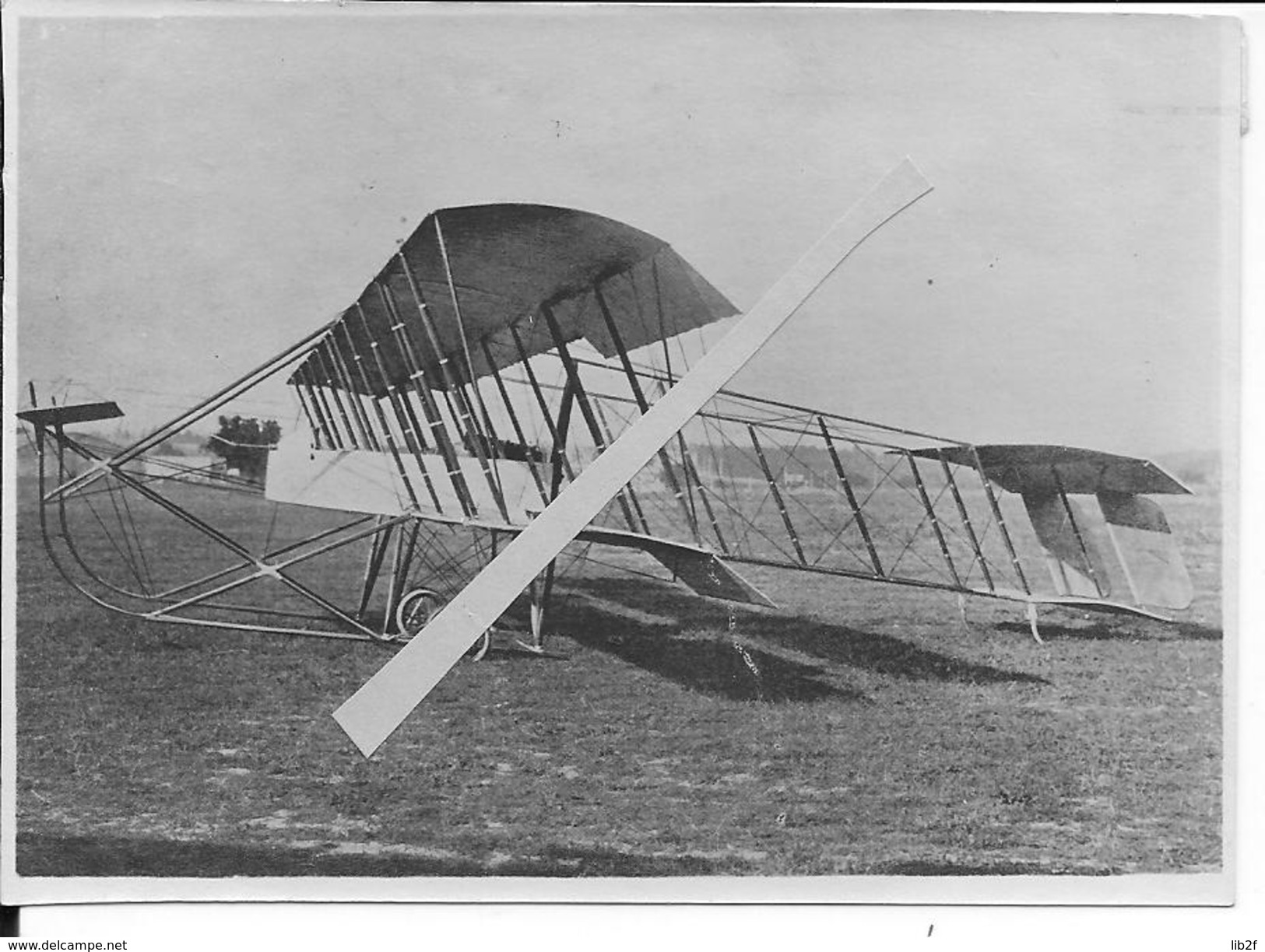 Avion Français Maurice Farman MF7 1914 Aviation Chasse Chasseurs 1 Photo 1914-1918 14-18 Ww1 1wk - War, Military