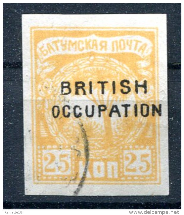 Russie     Occupation Britannique               9  Oblitéré - 1919-20 Ocucpación Británica