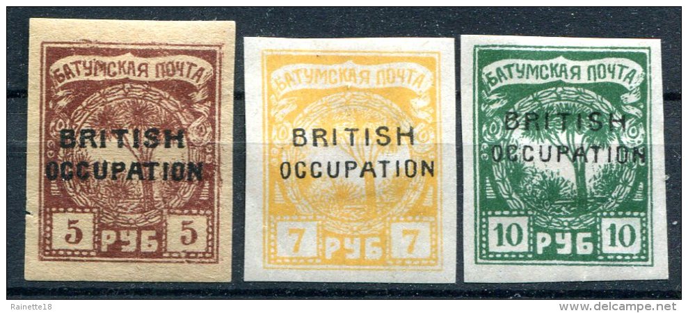 Russie     Occupation Britannique            52/54  * - 1919-20 Occupation: Great Britain