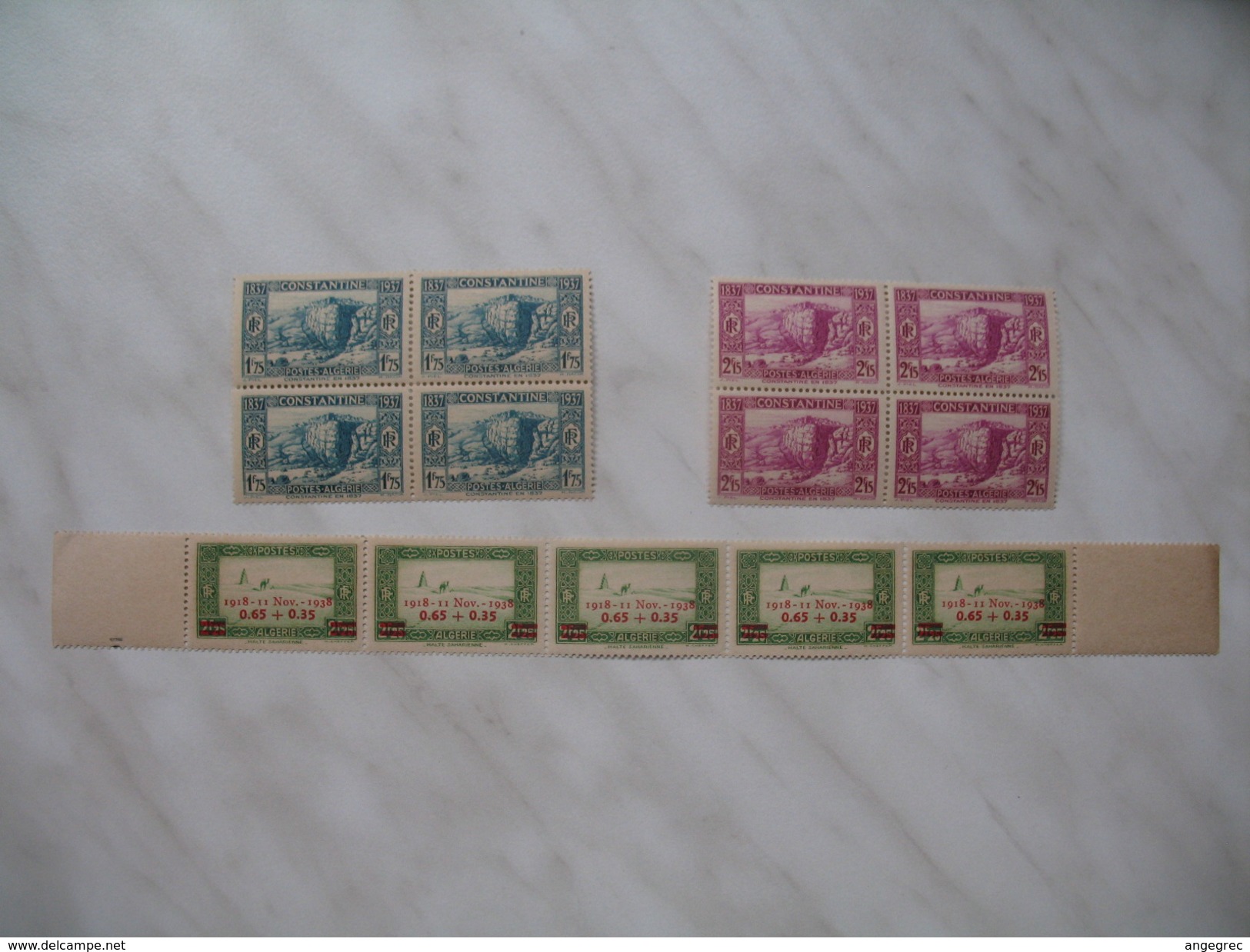 Algérie  1944/1945   Lot De Timbre Varié    N° 133/134/147  Neuf   TBE     Voir Photo - Neufs