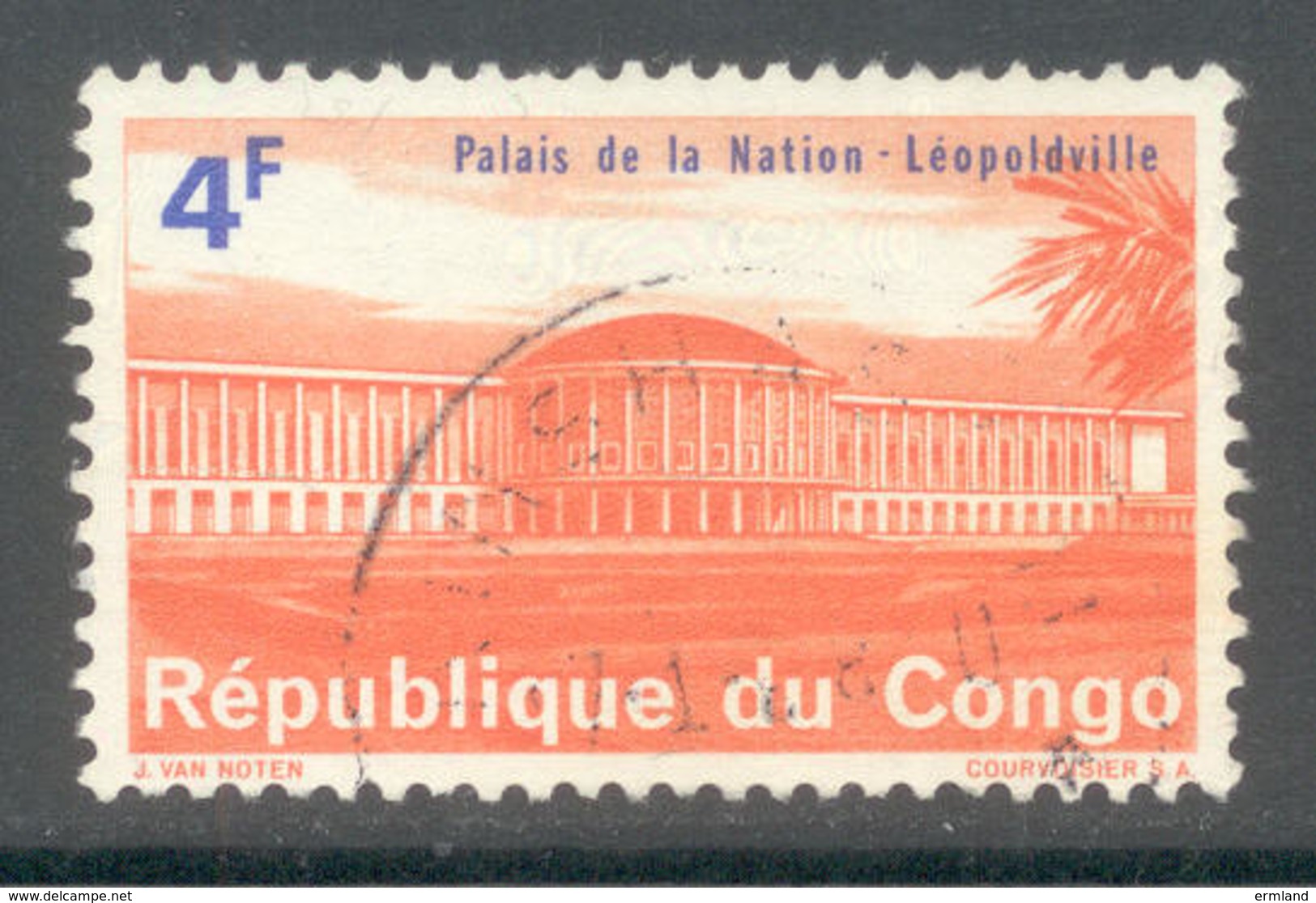Kongo ( Kinshasa ) 1964 - Michel Nr. 195 O - Gebraucht