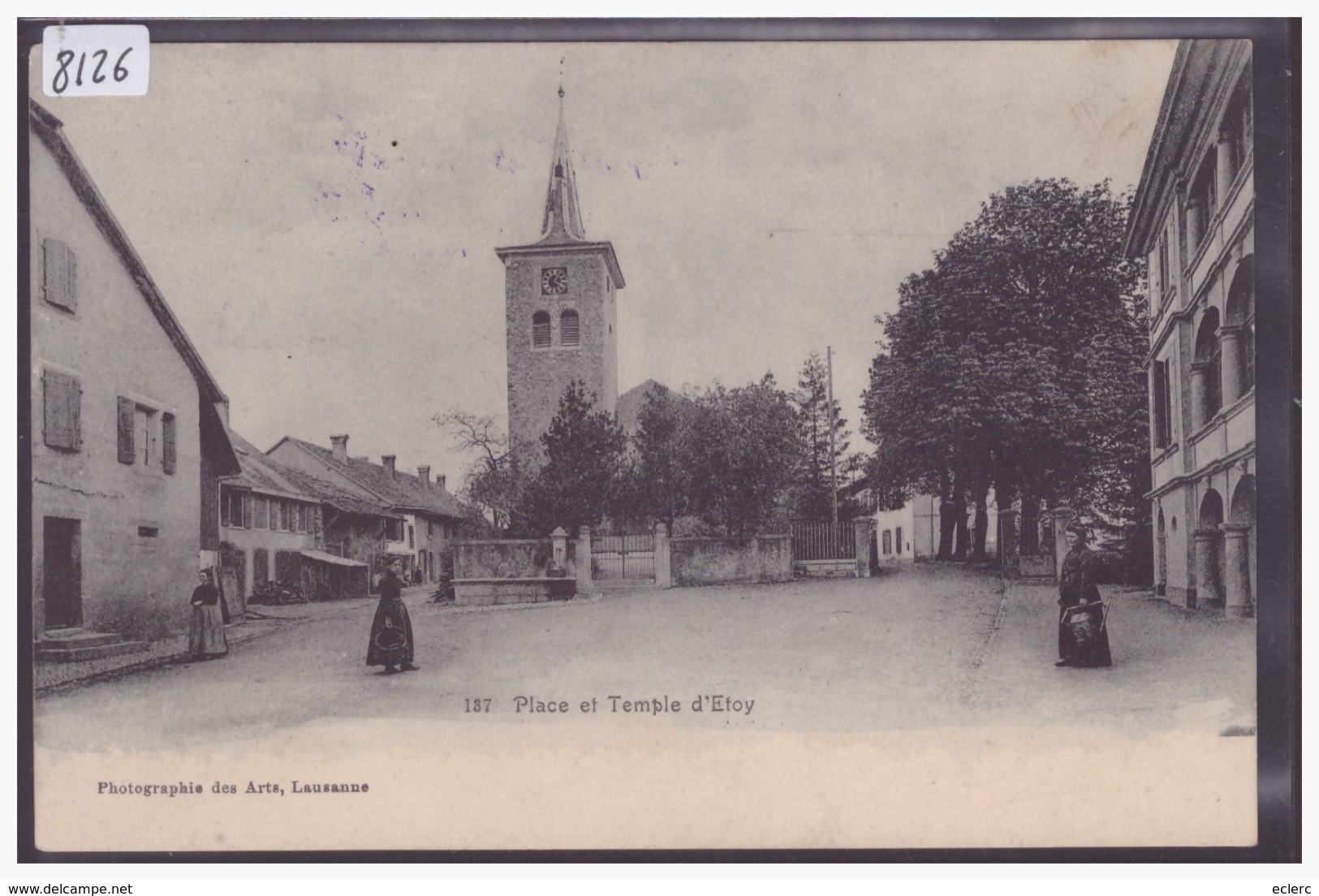 DISTRICT DE MORGES - ETOY - PLACE DU TEMPLE - TB - Étoy