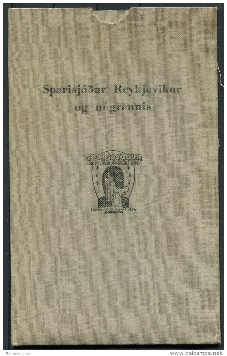 1955-85 Iceland 12 X Bank Savings Books / Bankabok. Sparisjodur Bunadorbankinn Landsbanki Utvegsbanki Adalbanki - Cheques & Traveler's Cheques