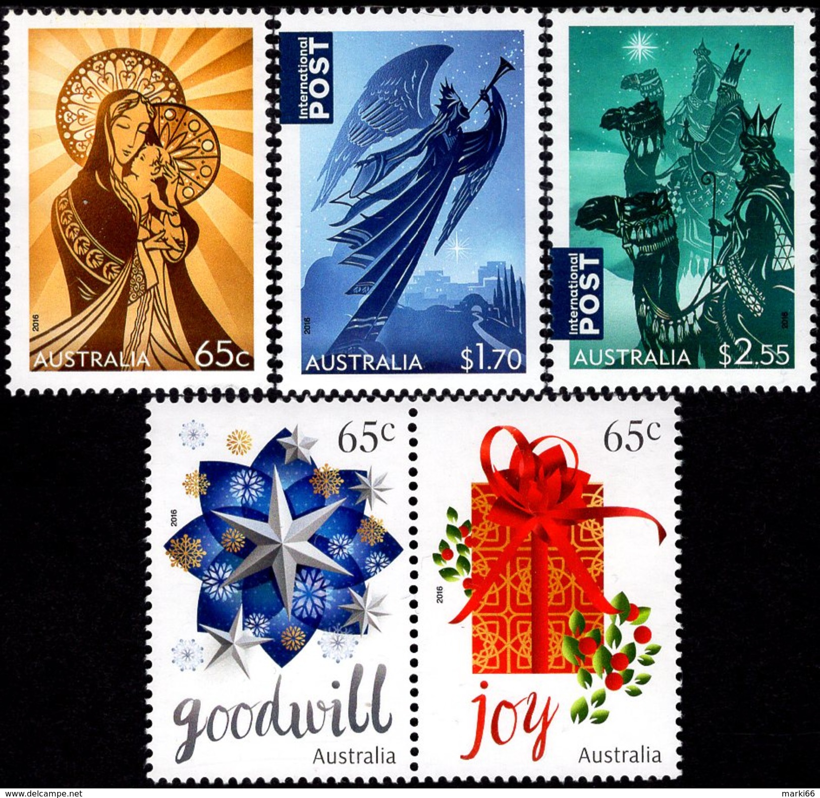 Australia - 2016 - Christmas - Mint Stamp Set - Nuovi