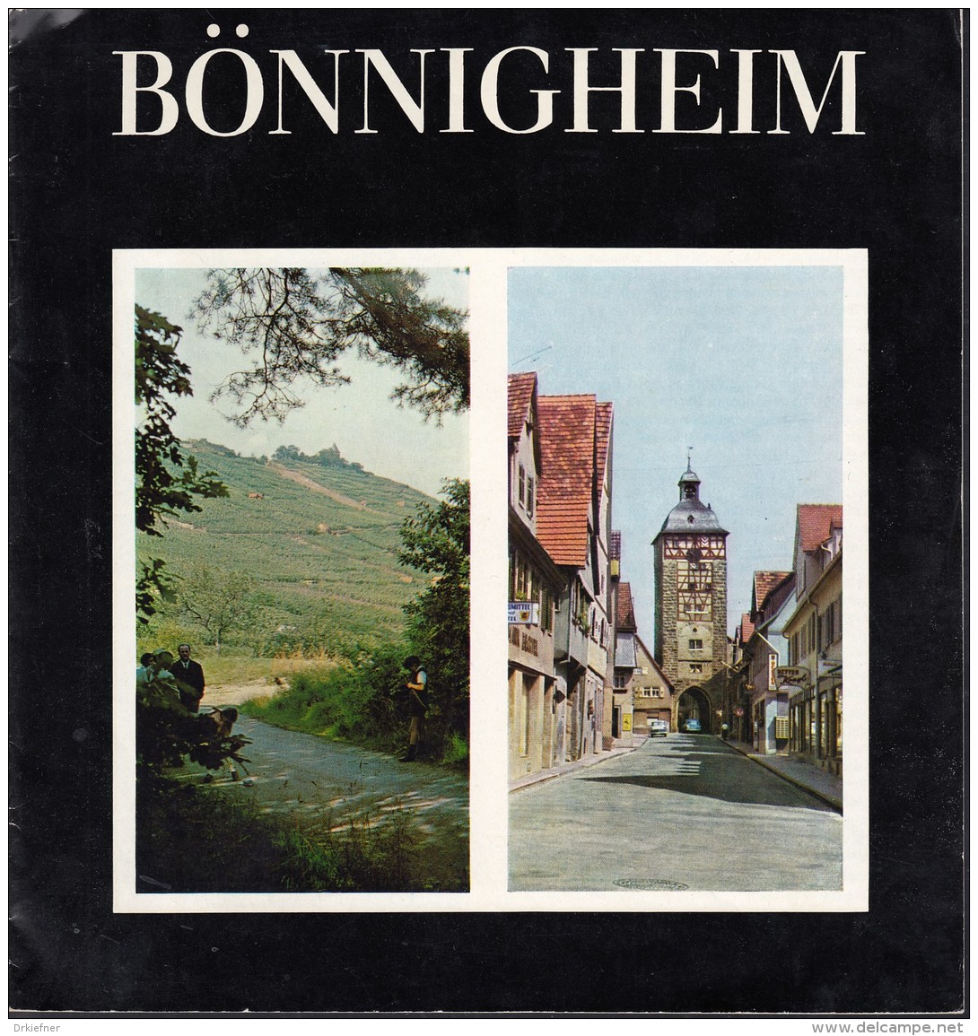 BÖNNIGHEIM, INFO-Broschüre über Den Ort Und Seine Geschichte, 8 Seiten, 11 Bilder, 1 Karte, 1964 - Sonstige & Ohne Zuordnung