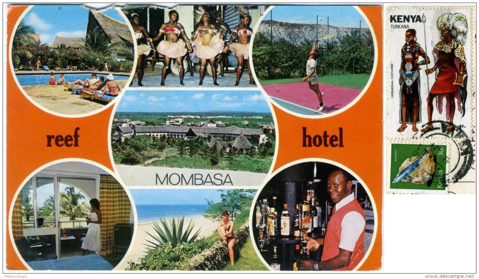 KENYA  KENIA  MOMBASA  Reef Hotel  Nice Stamps - Kenia