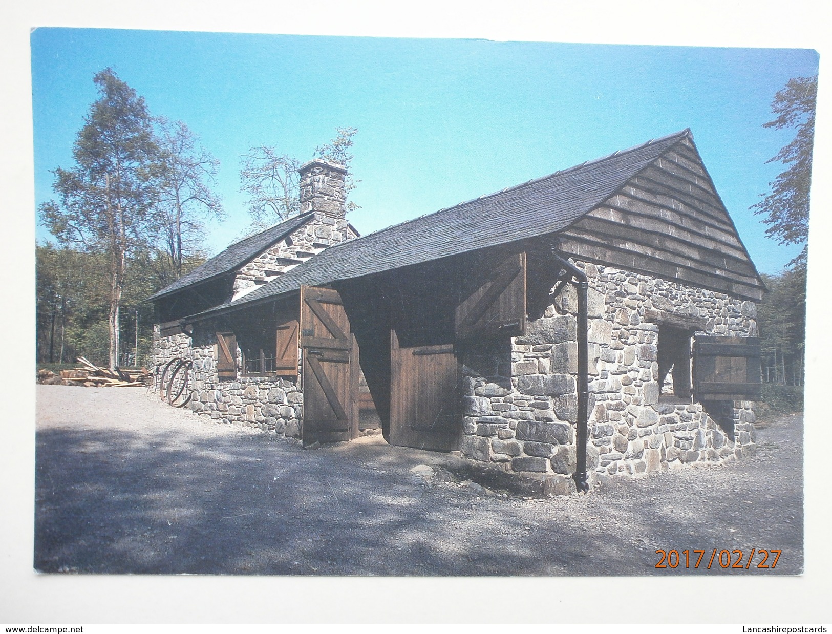 Postcard Llawr Y Glyn Smithy Welsh Folk Museum My Ref B2489 - Zu Identifizieren