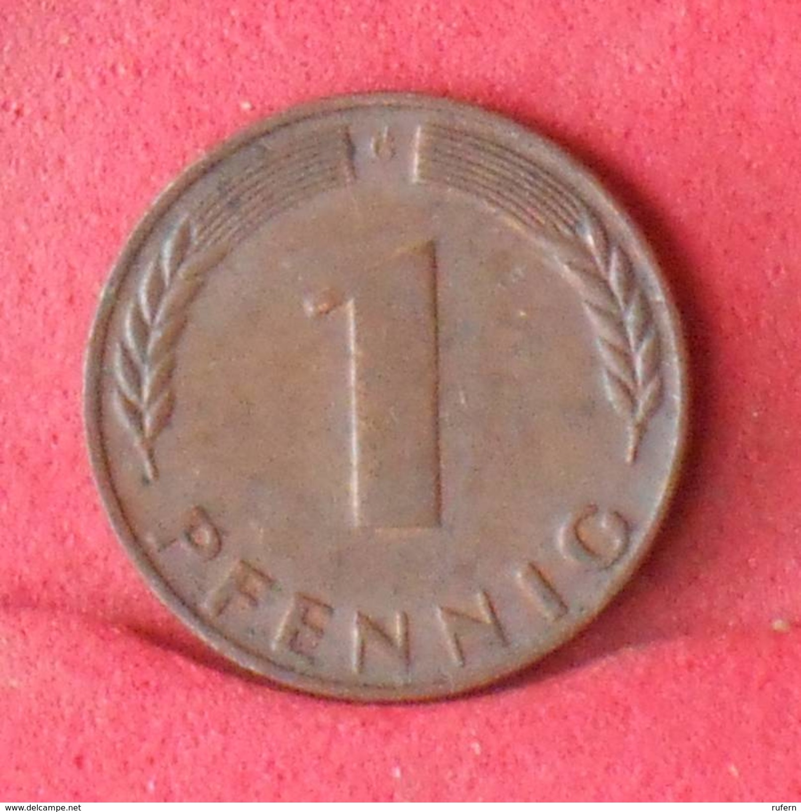 GERMANY FEDERAL REPUBLIC 1 PFENING 1967 G -    KM# 105 - (Nº17978) - 1 Pfennig