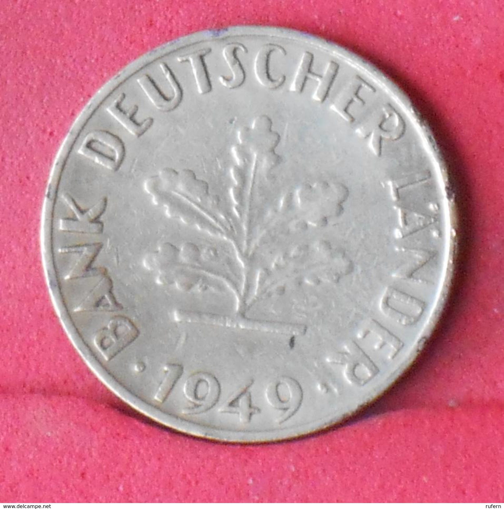 GERMANY FEDERAL REPUBLIC 10 PFENING 1949 F -    KM# 103 - (Nº17983) - 10 Pfennig