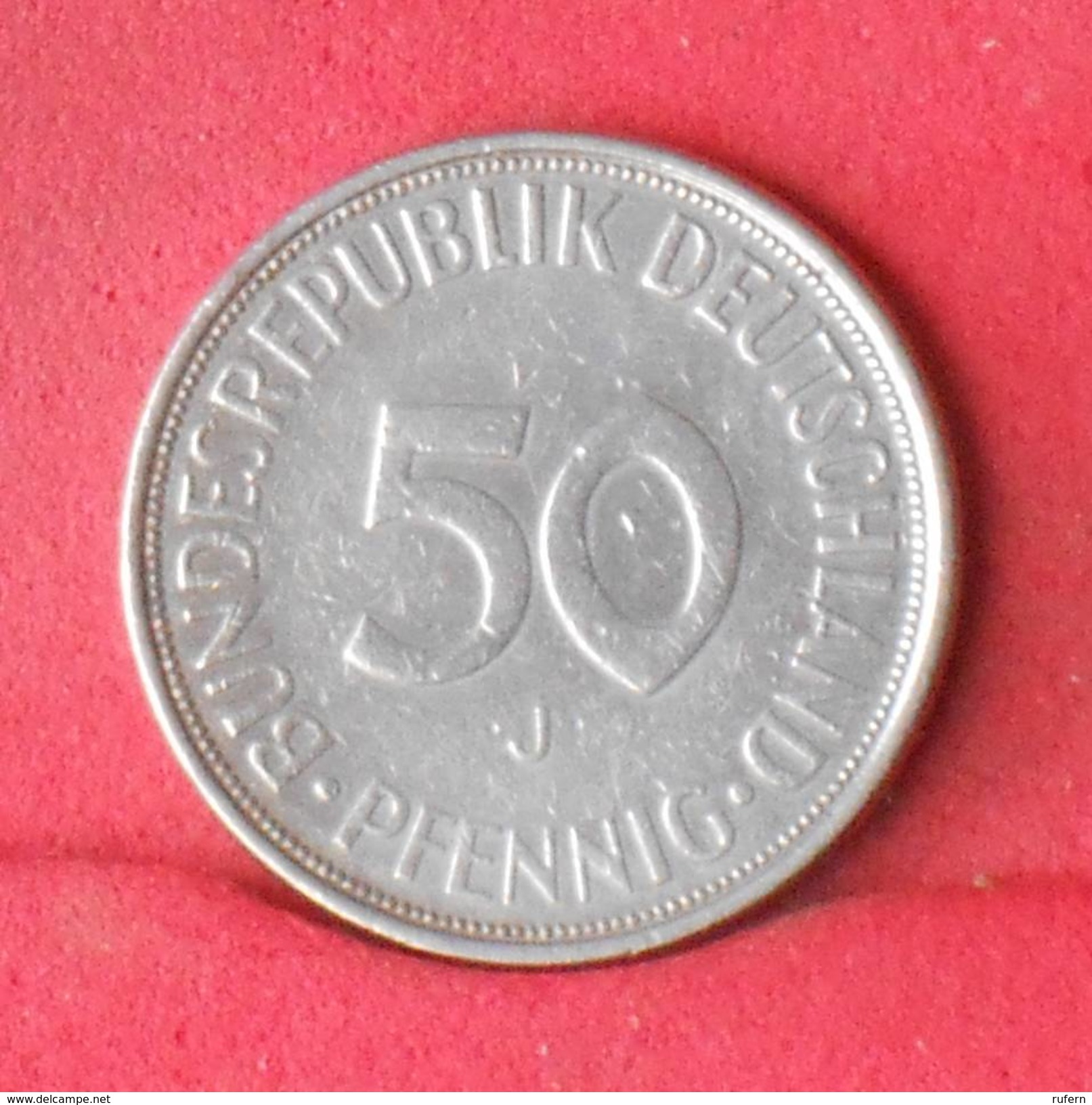 GERMANY FEDERAL REPUBLIC 50 PFENING 1971 J -    KM# 109,1 - (Nº17985) - 50 Pfennig
