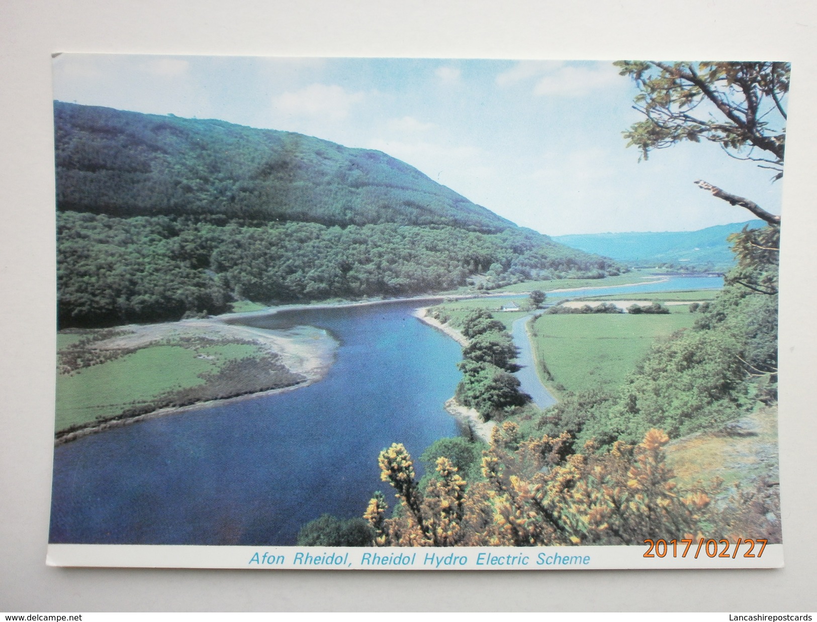 Postcard Afon Rheidol Rheidol Hydro Electric Scheme CEGB Nr Aberystwyth My Ref B2492 - Contea Sconosciuta