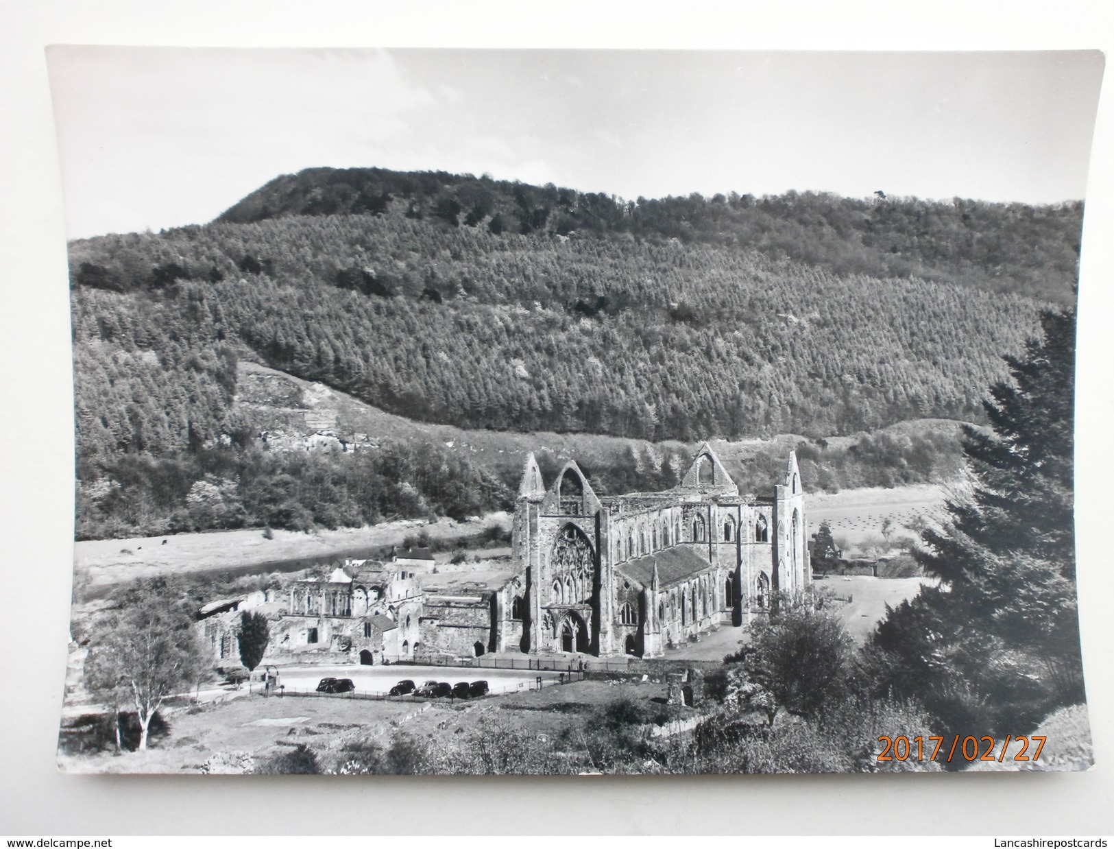 Postcard Tintern Abbey Monmouthshire Real Photo My Ref B2493 - Monmouthshire