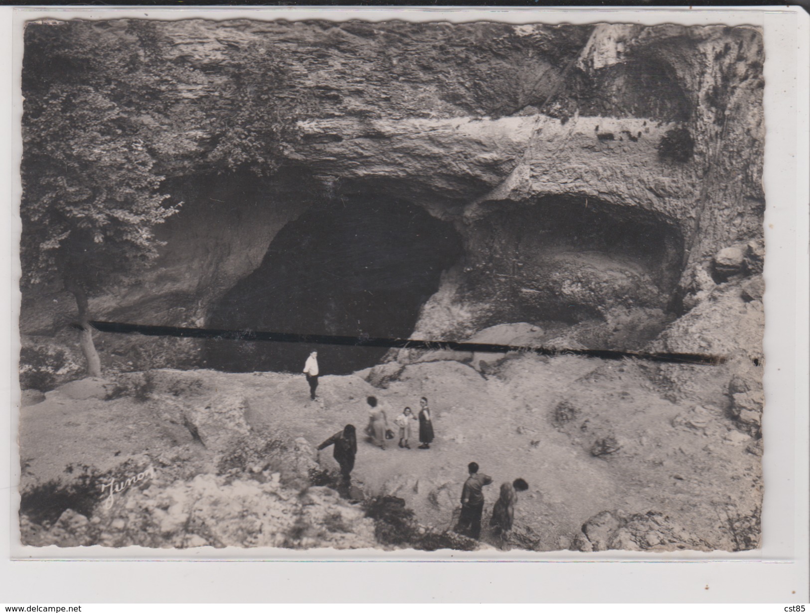 CPSM Grand Format - Fontaine De Vaucluse - Le Gouffre Aux Basses Eaux - Autres & Non Classés