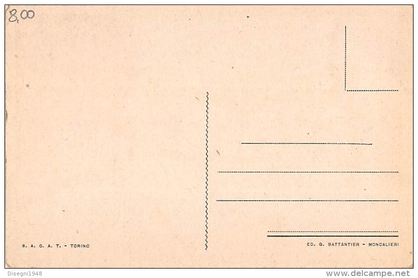 06676 "MONCALIERI (TO) - PANORAMA LEVANTE" ANIMATA. FIENAGIONE. CART. ILL. ORIG. NON SPED. - Moncalieri