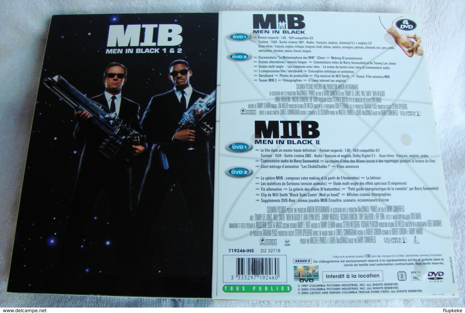 Dvd Zone 2 Men In Black 1 & 2 (2002) Édition Deluxe Limitée Vf+Vostfr - Sciences-Fictions Et Fantaisie