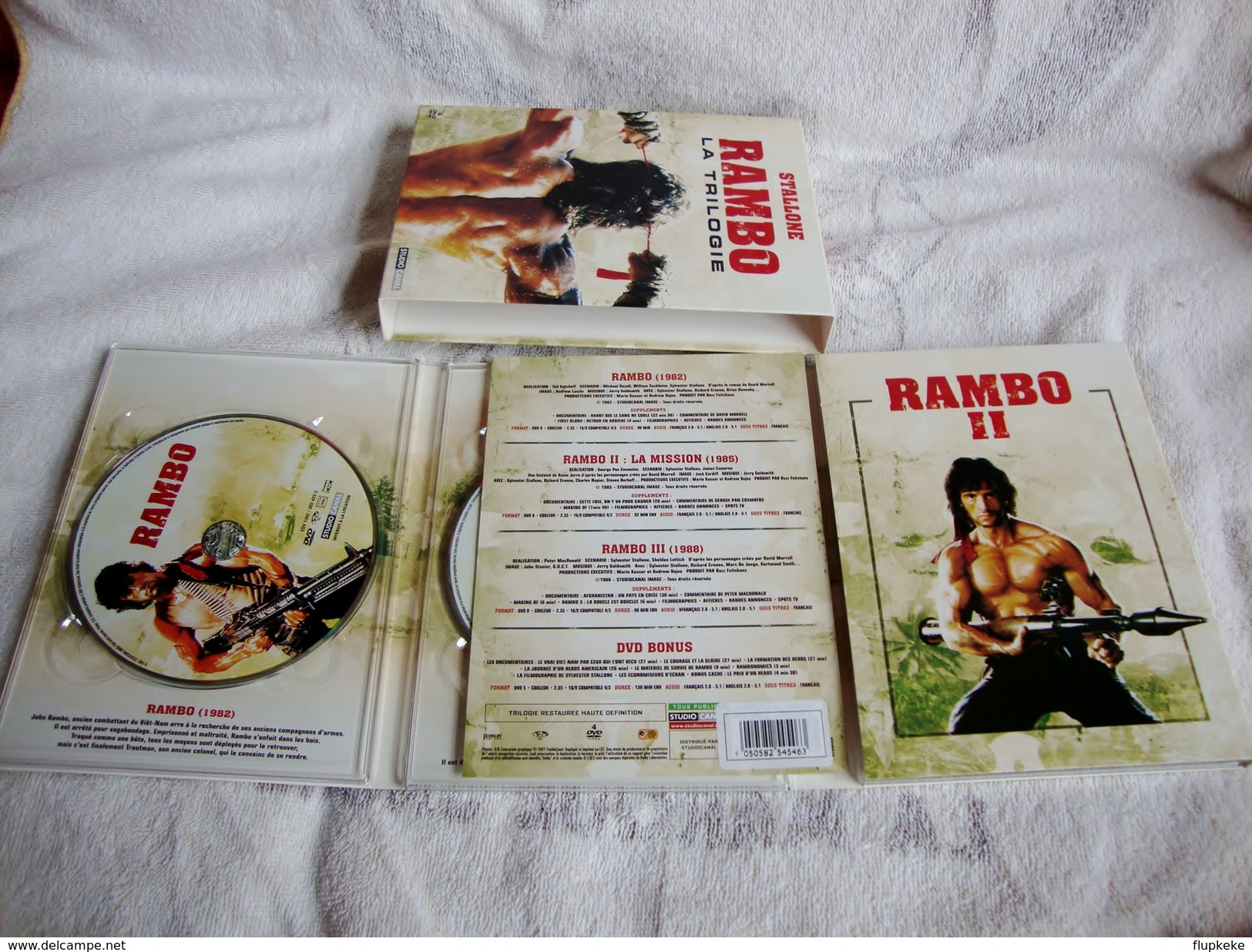 Dvd Zone 2 Rambo La Trilogie 4 Dvd Studio Canal Vf+Vostfr - Action, Aventure