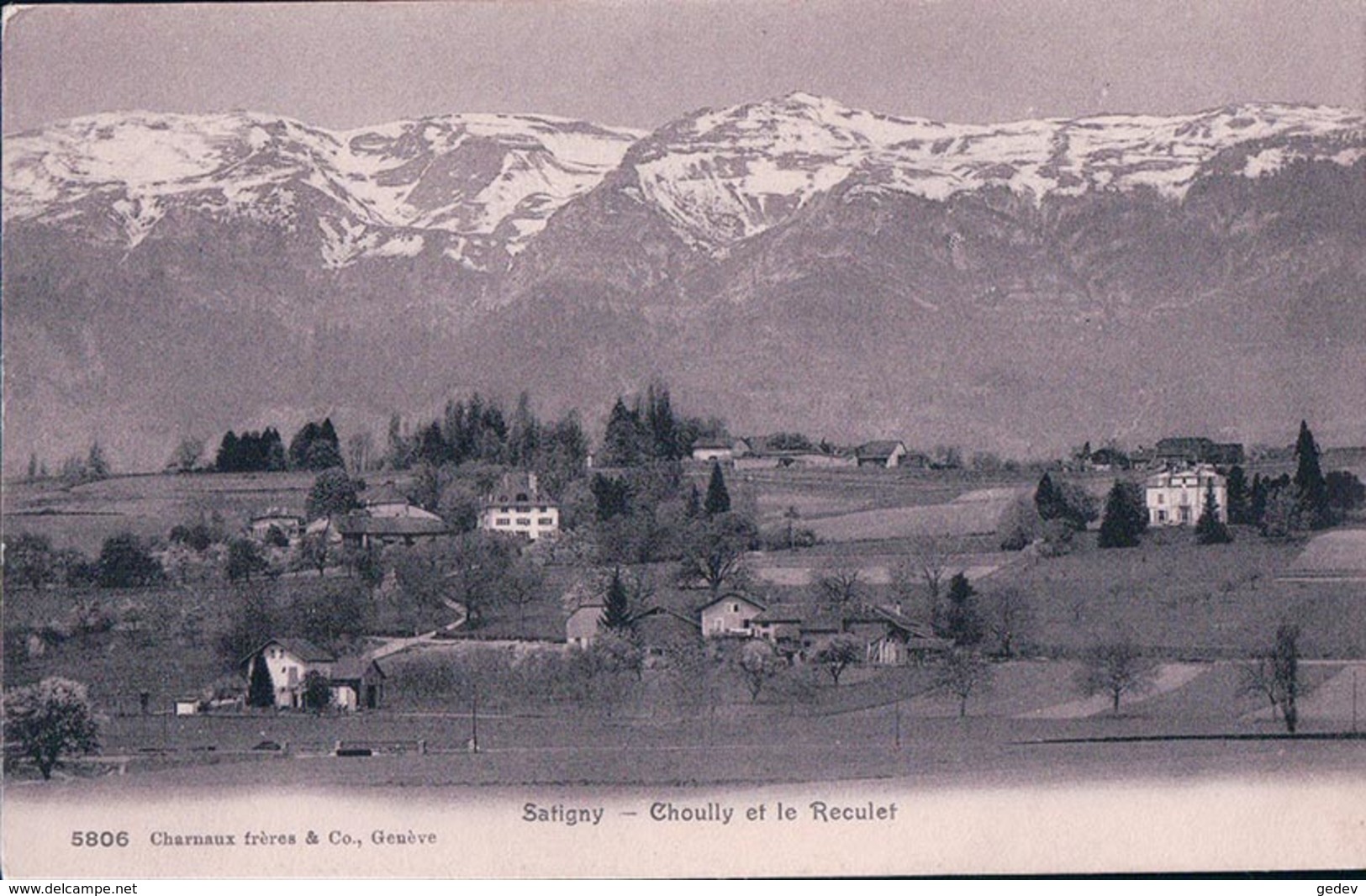 Genève, Satigny, Chouly Et Le Reculet (5806) - Satigny