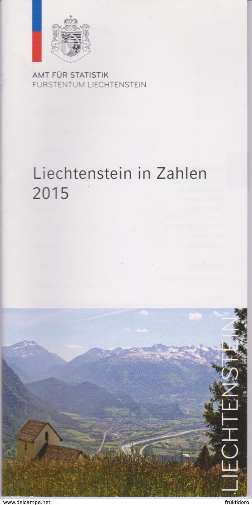 Liechtenstein In Zahlen 2015 - Kronieken & Jaarboeken