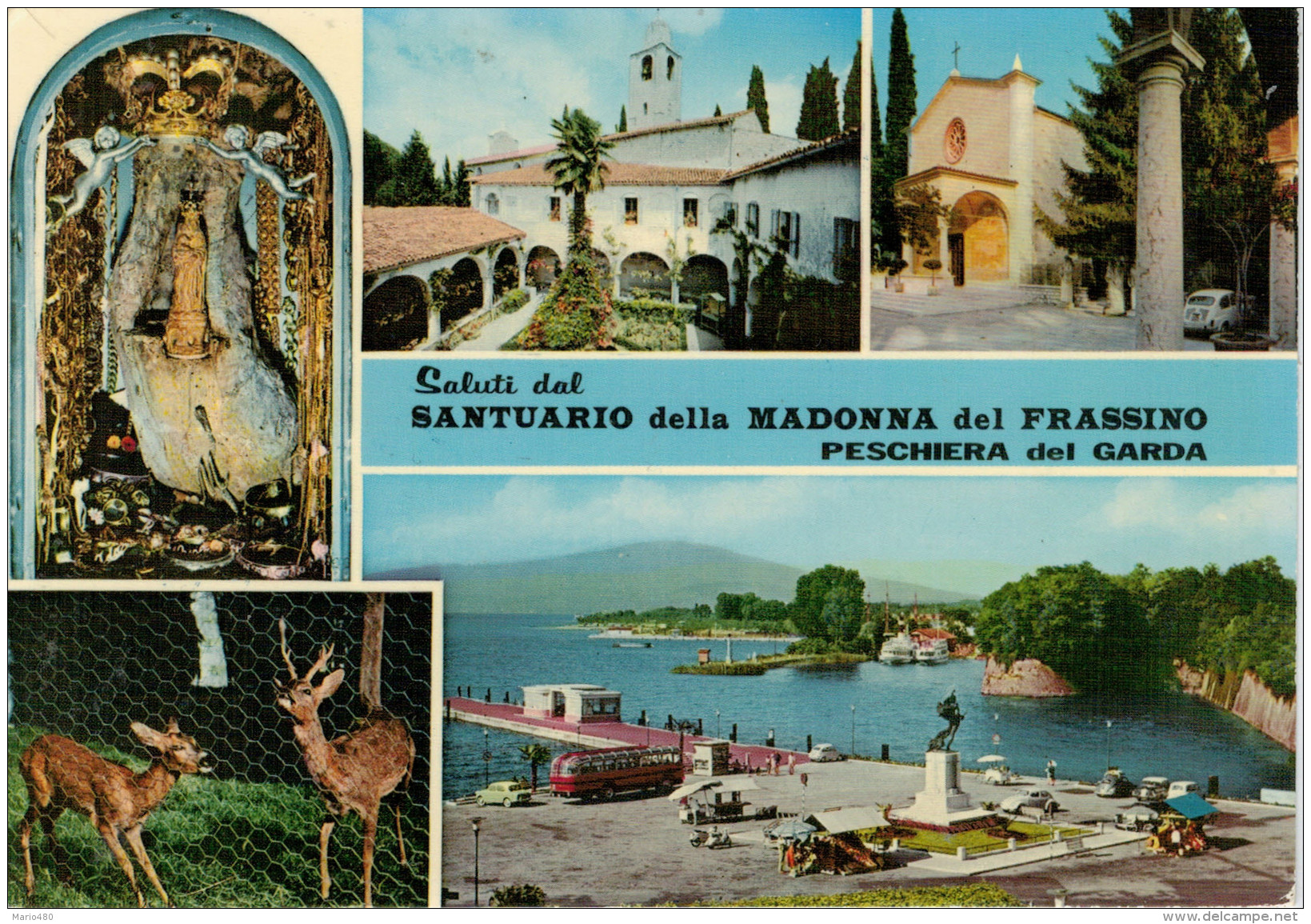 PESCHIERA DEL GARDA   SANTUARIO DELLA  MADONNA  DEL  FRASSINO  (VIAGGIATA) - Altri & Non Classificati