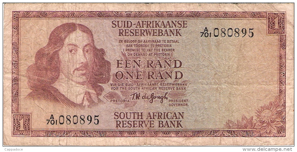 AFRIQUE Du SUD   1 Rand   ND (1967)   Sign.5   P. 110b - Afrique Du Sud