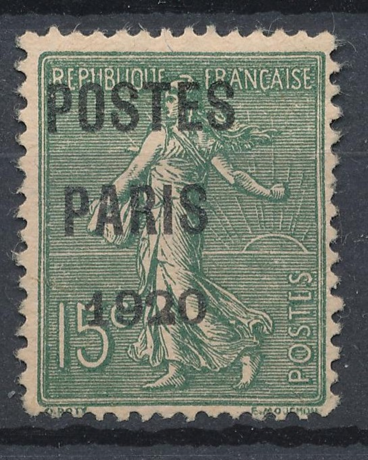 N°25 SURCHARGE DÉCALÉE. - 1893-1947