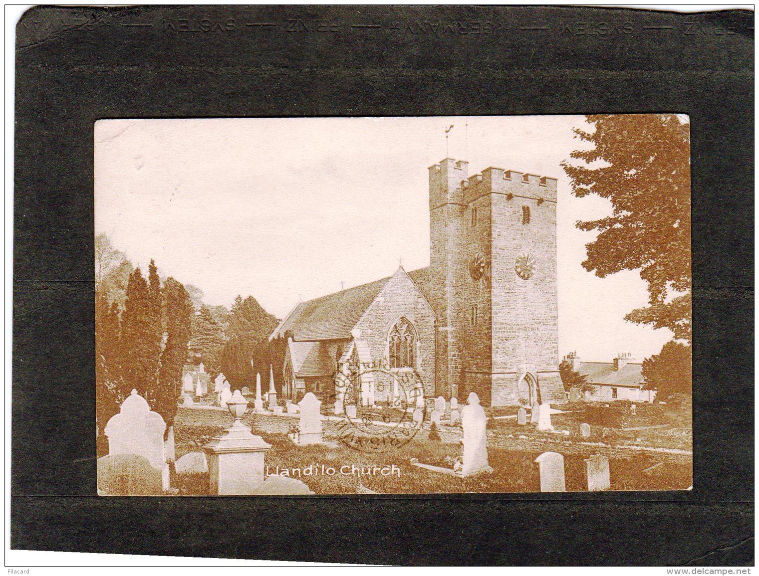 68673   Regno  Unito,   Llandilo Church,  VG  1917 - Carmarthenshire