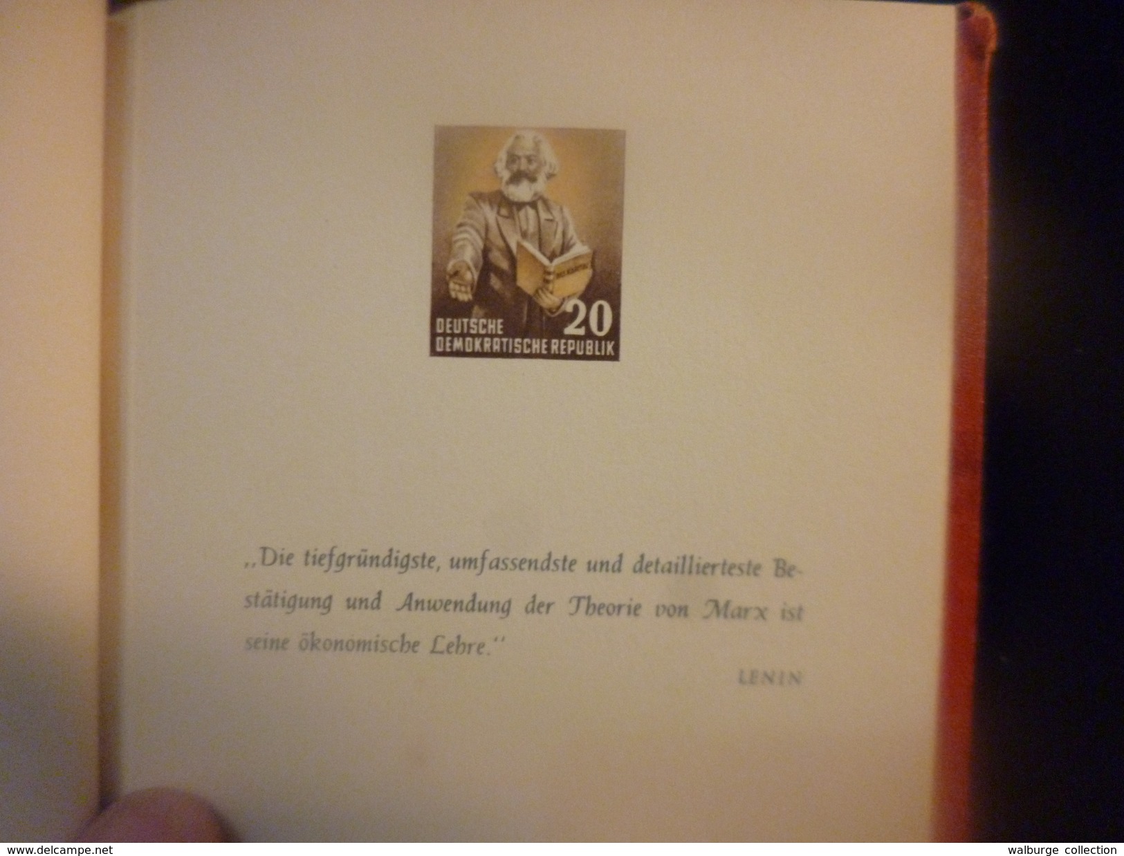 ALLEMAGNE(Rép.Démo-D.D.R) 1953 "KARL-MARX-JAHR" EPREUVES DES TIMBRES 1953. PEU COURANT !!! (8)