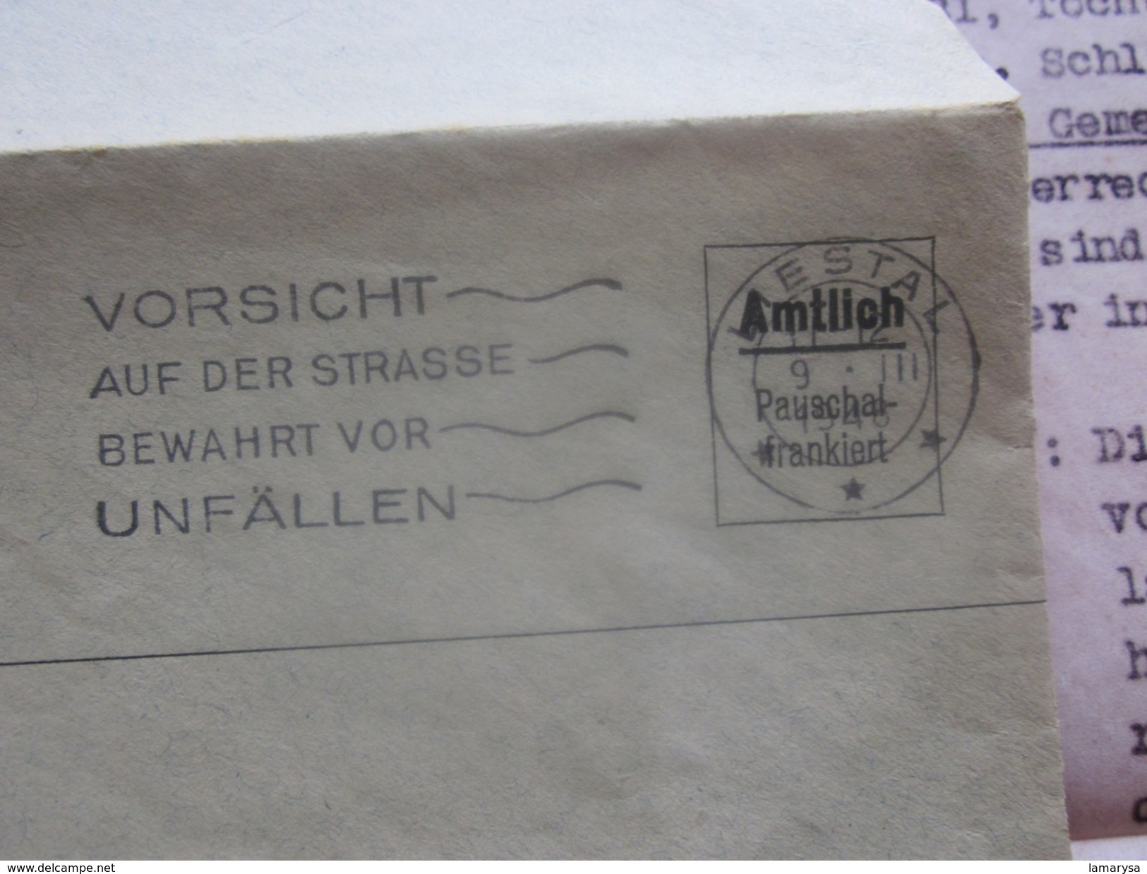 LIESTAL-1948 Baselland-Amtlich Pauschal-franklert-  Suisse Marcophilie  Schonenbuch-Lettre Affranchissement Abonné - Poststempel