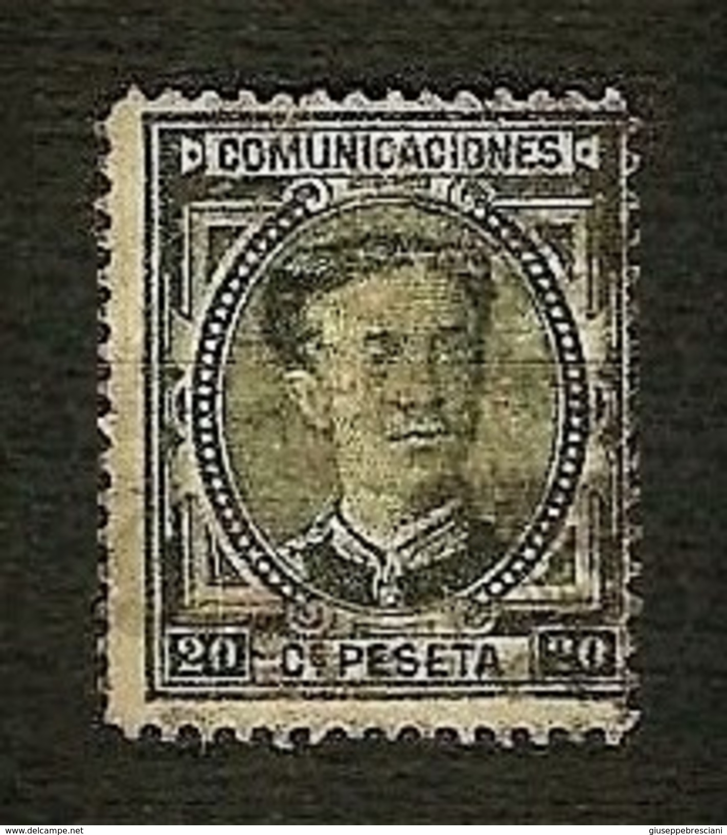 SPAGNA 1876 - Alfonso XII - 20 C. - Edi:ES 176 - Used Stamps