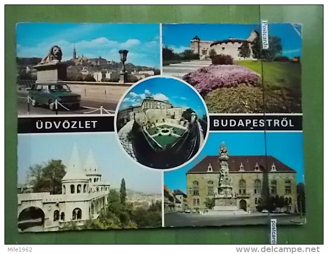 17 postcard BUDAPEST HUNGARY - KOV 1048