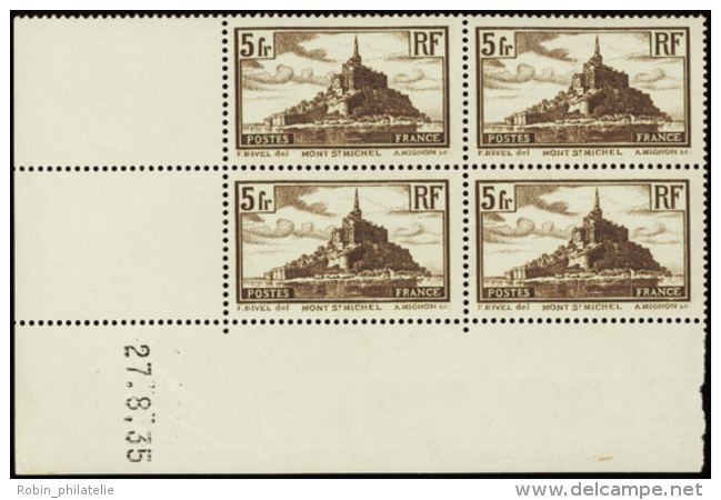 N&deg;  260 5f Mont St Michel 27-8-35 Qualit&eacute;: ** Cote: 210&nbsp; &euro; - Otros & Sin Clasificación