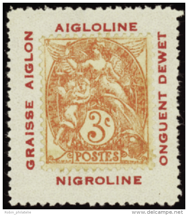 N&deg;  109 Sur Porte-timbre Aiglon Qualit&eacute;: ** Cote: .....&nbsp; &euro; - Altri & Non Classificati