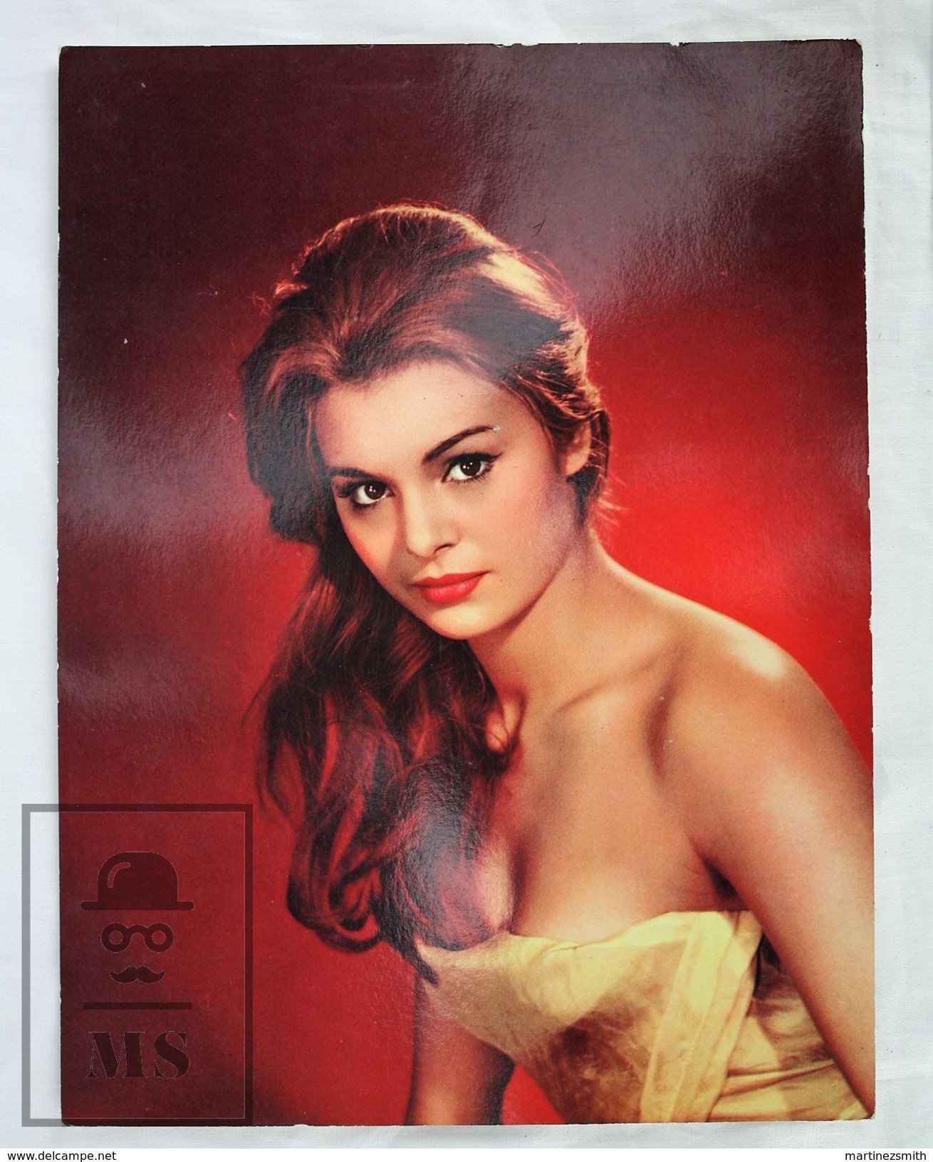 1950's Vintage Real Photo Cinema Film Actress: Daliah Lavi By Sam Lévin, Editions P.I. Paris. 17.5 X 23.5 Cm - Fotos