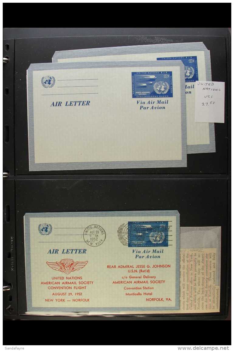 POSTAL STATIONERY COLLECTION 1952-2001 UNUSED &amp; USED COLLECTION Neatly Arranged In An Album, Includes New York... - Sonstige & Ohne Zuordnung