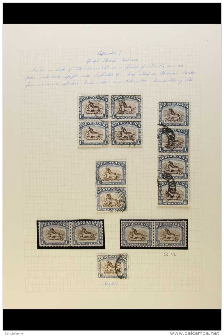1933-48 HYPHENATED DEFINITIVES COLLECTION THE ONE, FIVE &amp; TEN SHILLING VALUES - Contains Mint &amp; Used,... - Ohne Zuordnung