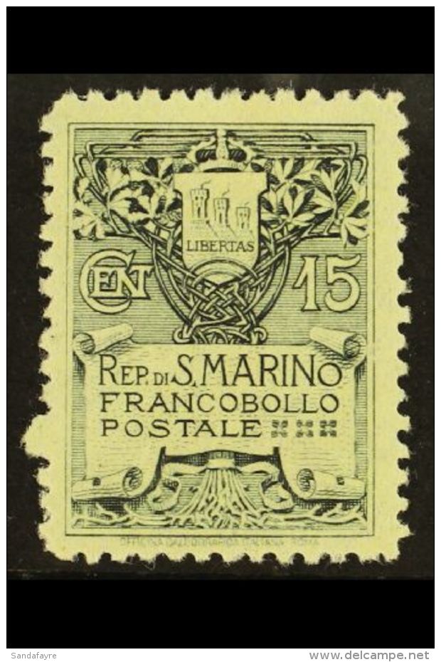 1907-10 15c Slate Type II, SG 54a (Sass 50), Fine Mint. For More Images, Please Visit... - Sonstige & Ohne Zuordnung