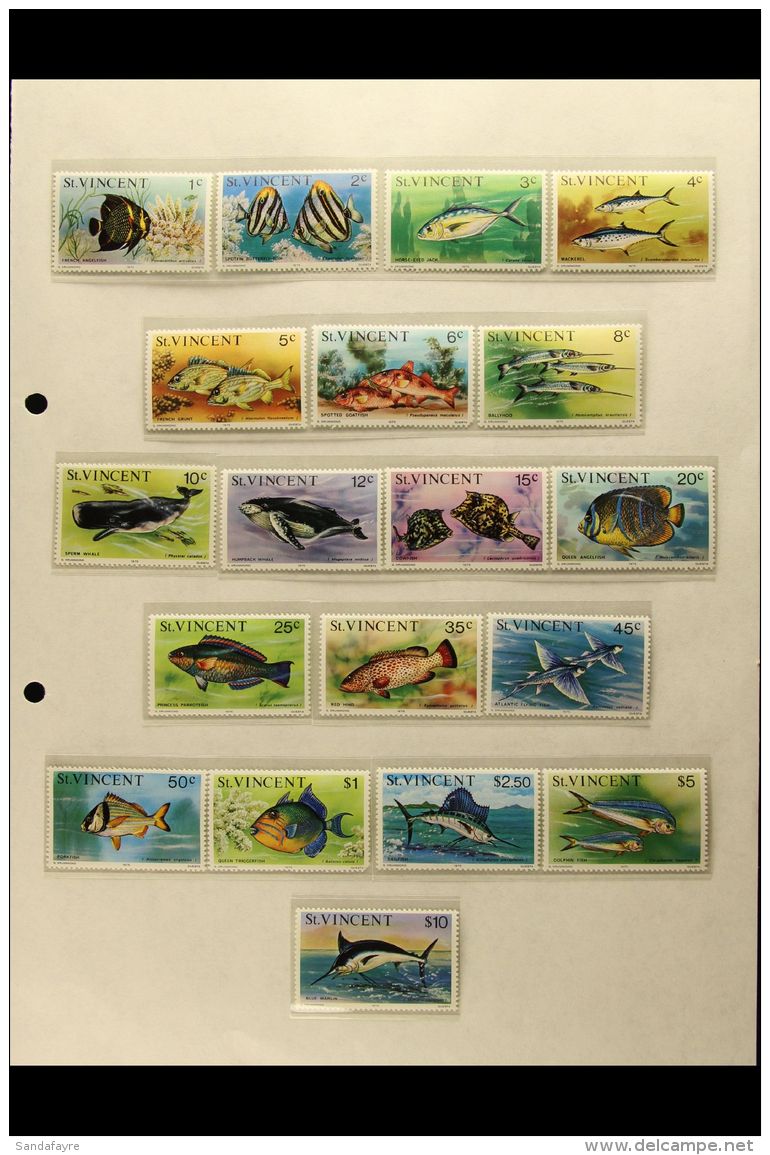ST VINCENT &amp; THE GRENADINES COLLECTION 1955-89 MINT &amp; NHM Extensive Collection. A Mostly Never Hinged Mint... - St.Vincent (...-1979)