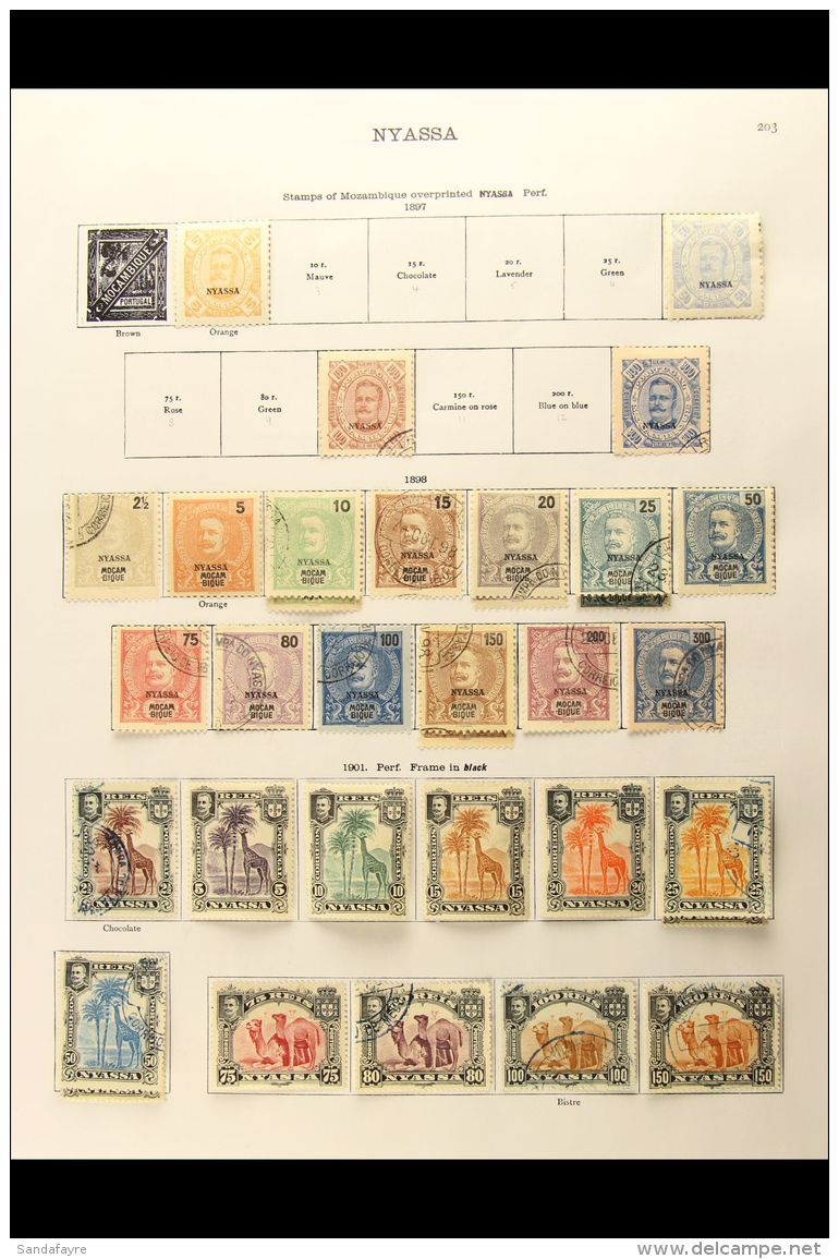 NYASSA Chiefly Very Fine And Fresh Mint Collection, Includes 1897 Vals To 300r, 1898 Set To 300r (used), 1901 Set,... - Sonstige & Ohne Zuordnung