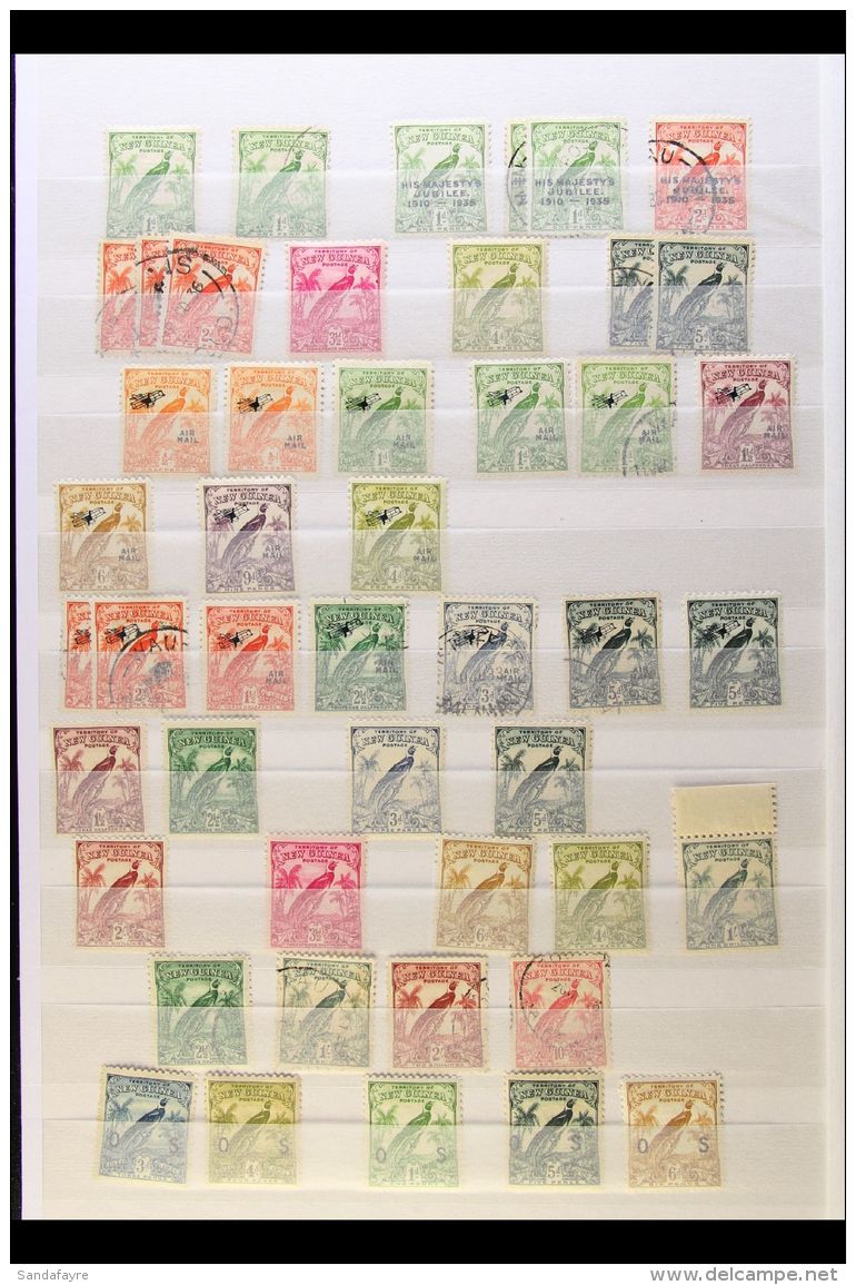 1915-1939 ATTRACTIVE MINT AND USED Ranges On Stockleaves, Generally Fine And Fresh Condition. Note Good Australia... - Papua-Neuguinea