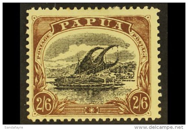 1907 2s 6d Black And Chocolate, Large Papua, Wmk Sideways, SG 48, Very Fine And Fresh Mint. For More Images,... - Papouasie-Nouvelle-Guinée