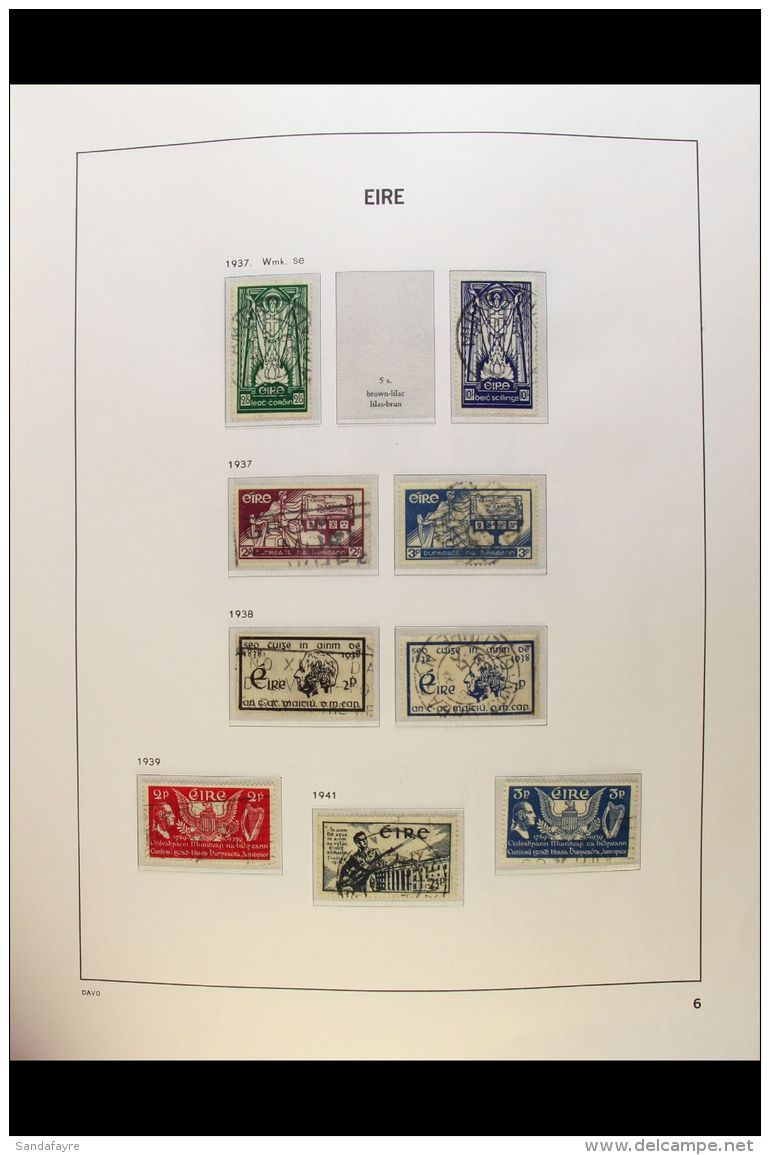 1922-1989 FINE USED COLLECTION WITH A HIGH DEGREE OF COMPLETION Displayed, With Only A Few Missing Stamps, In A... - Altri & Non Classificati