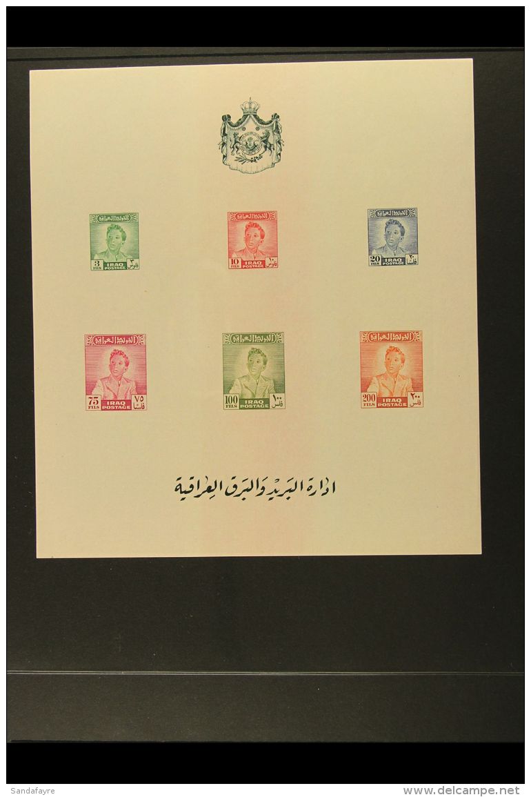 1949-95 NHM SELECTION Presented On Stock Pages. Includes 1948-51 Imperf Definitive M/s, 1949 Air Perf &amp; Imperf... - Irak