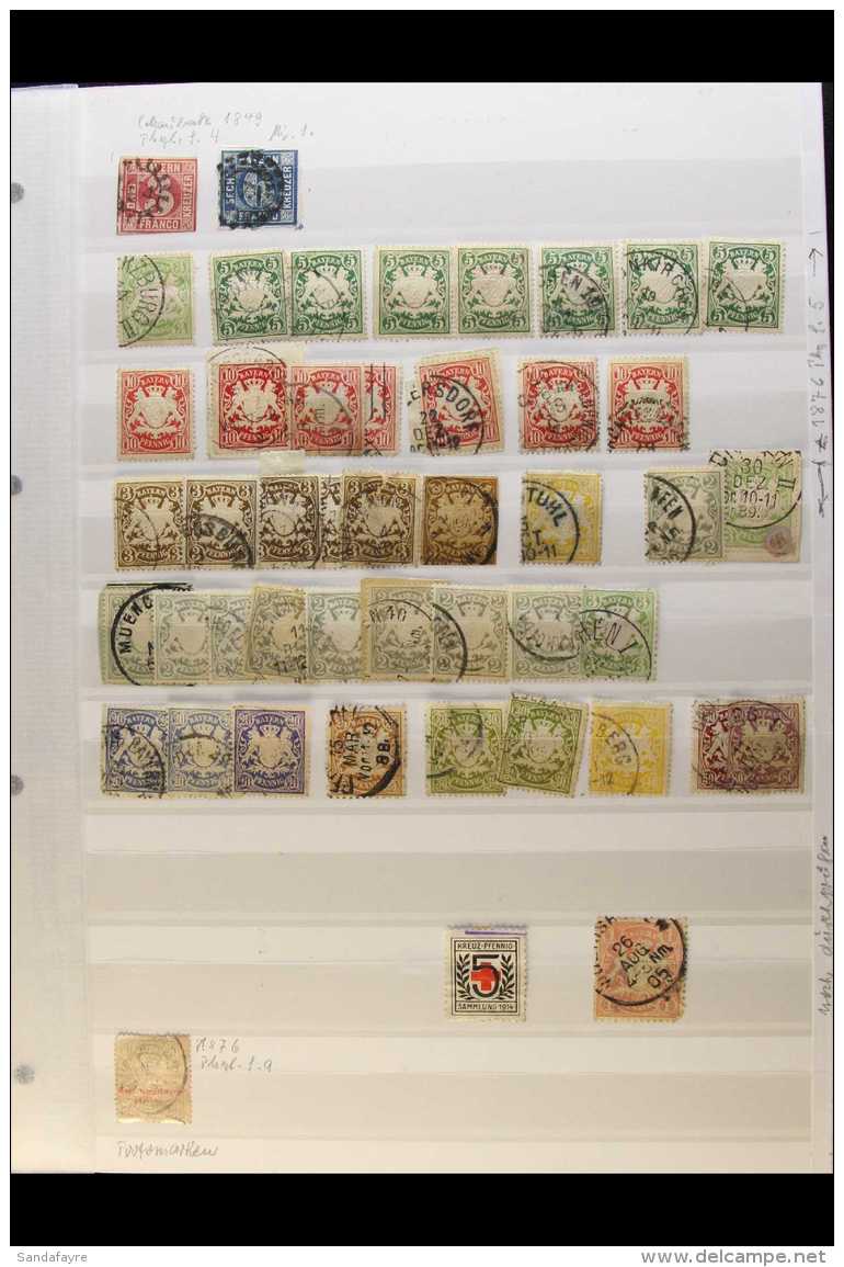 1849-1997 MINT &amp; USED ASSEMBLY With All Areas Represented From Early States Onwards, Includes Baden, Bavaria,... - Altri & Non Classificati
