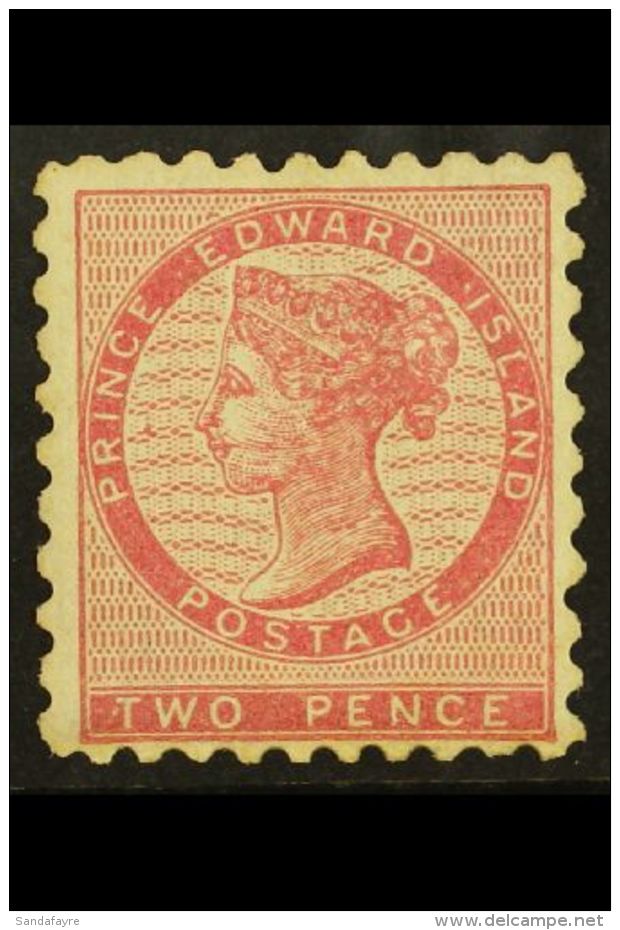 1861 2d Rose, Perf 9, SG 1, Very Fine Lightly Hinged Mint With Good Colour &amp; Full Perfs. An Excellent Example... - Sonstige & Ohne Zuordnung