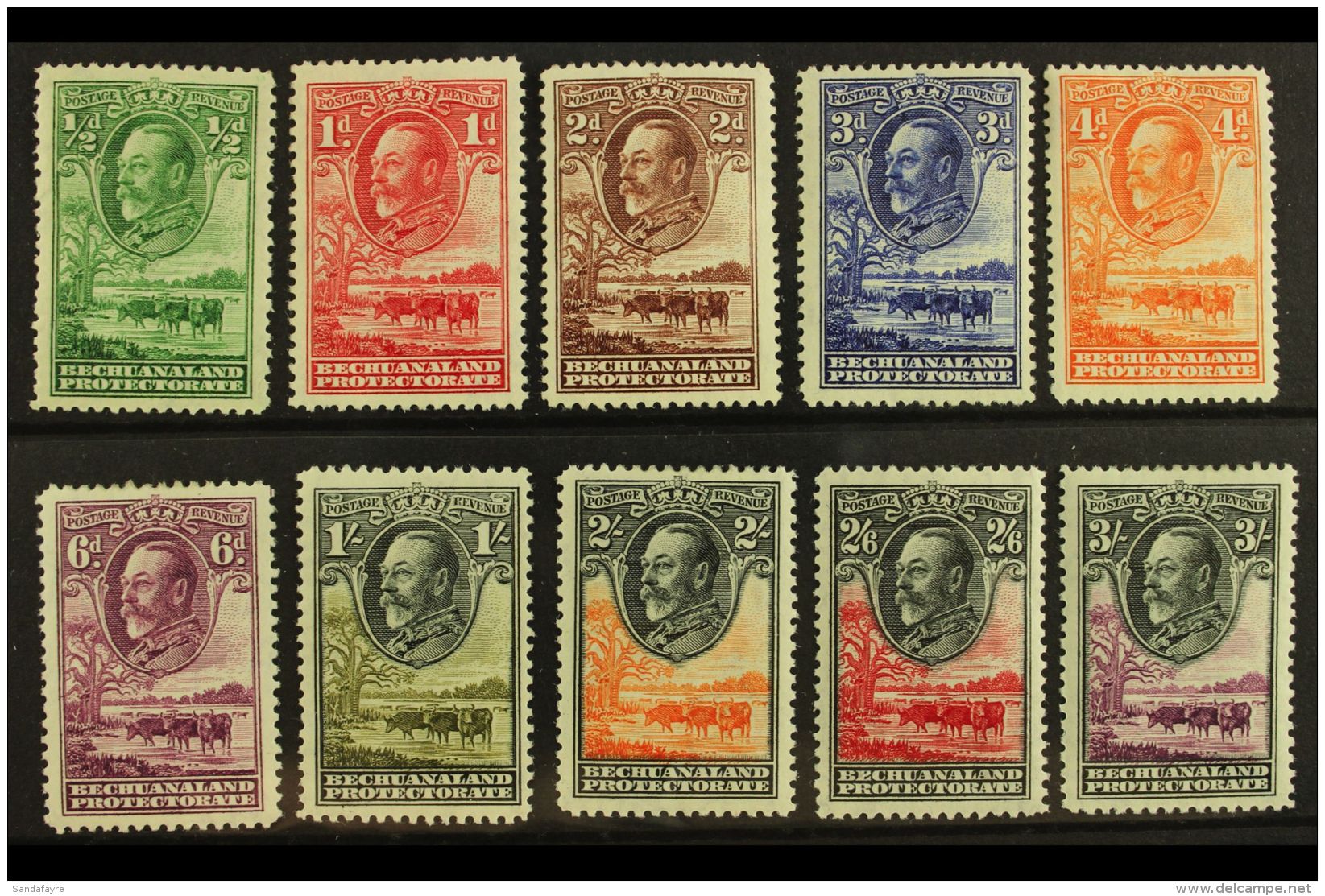 1932 KGV Pictorial Definitive Set To 3s, SG 99/108, Very Fine Mint. (10 Stamps) For More Images, Please Visit... - Sonstige & Ohne Zuordnung