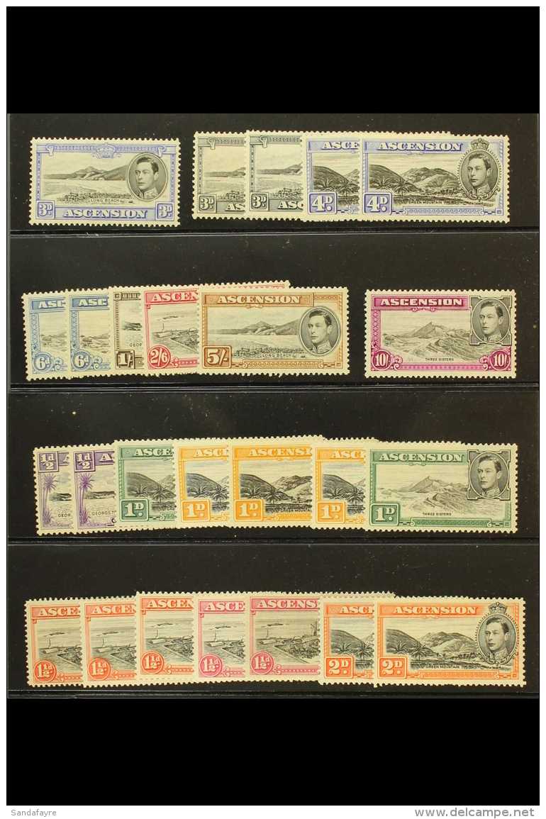 1938-53 Complete Definitive Set With All Of The Original Perf 13&frac12; Printings, SG 38/47, And With Most Of The... - Ascension