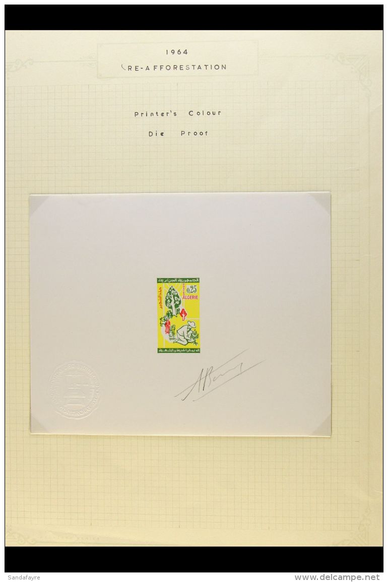 1964 25c Reafforestation Campaign (as Yvert 403, SG 440) Signed DIE PROOF In Issued Colours, Overall Approx 150 X... - Sonstige & Ohne Zuordnung
